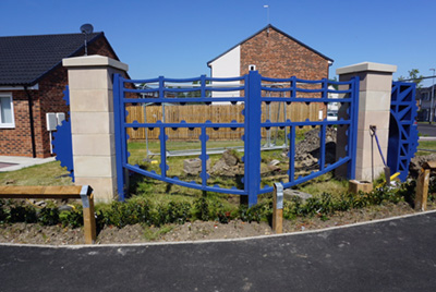 Artistic Lock Gates