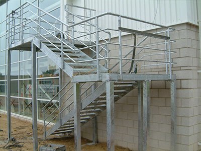 Galvanised Exterior Staircase