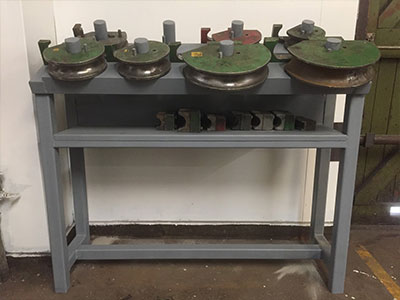 Rack For Pipe Bender Tooling