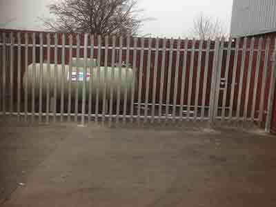 Galvanised Security Fence