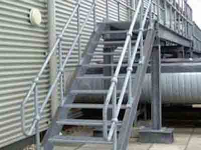 Galvanised Stairs & Platform