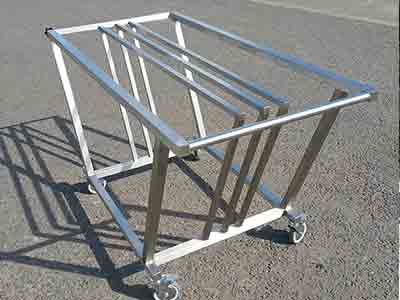 Stainless Steel Cleaning Trolley