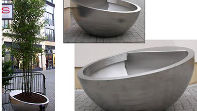 Stainless Steel Planters